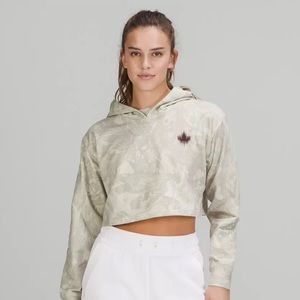 Lululemon x Team Canada All Yours Cropped Hoodie